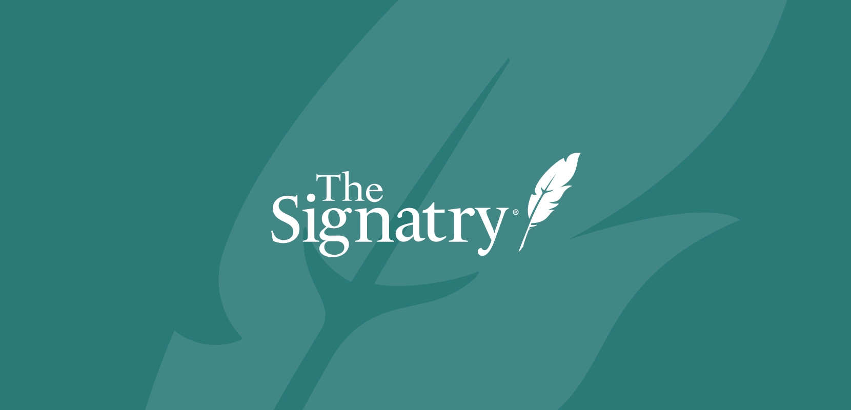 The Signatry with quill
